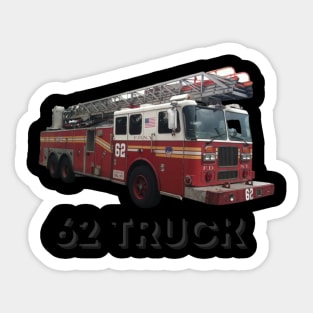 FDNY 62 Truck Sticker